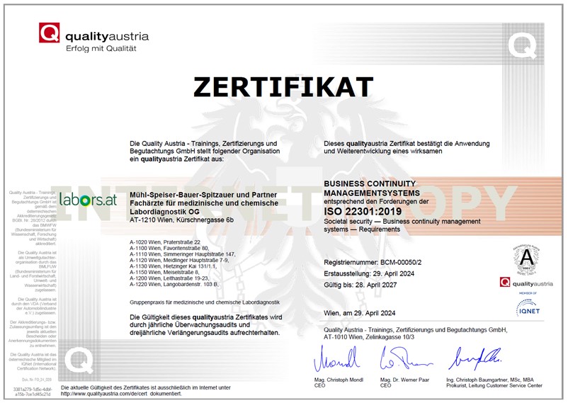 Zertifikat